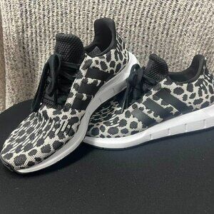 Adidas Swift Run Leopard Print- Woman's size 8